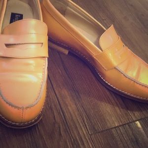 Leather loafers